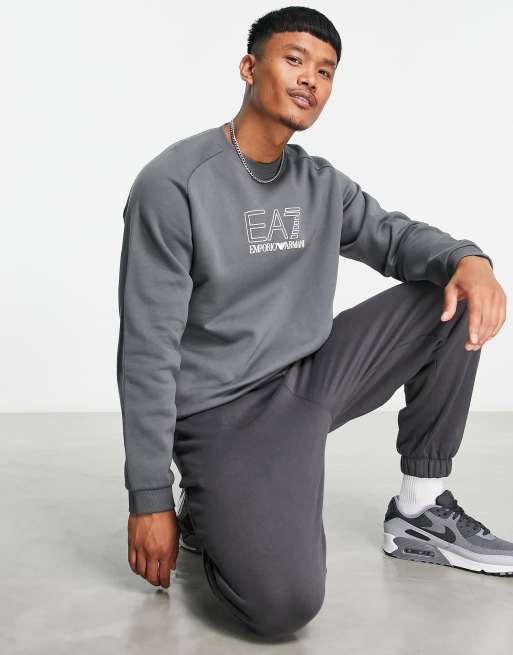 Grey ea7 online sweatshirt