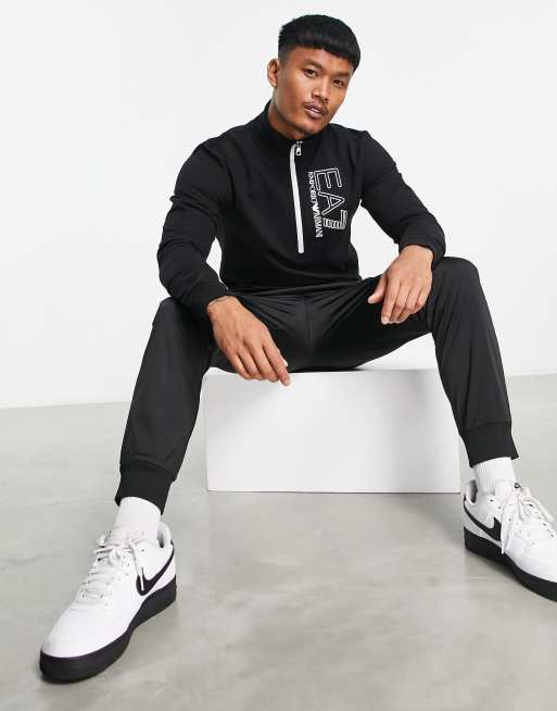 Armani half zip sweater sales