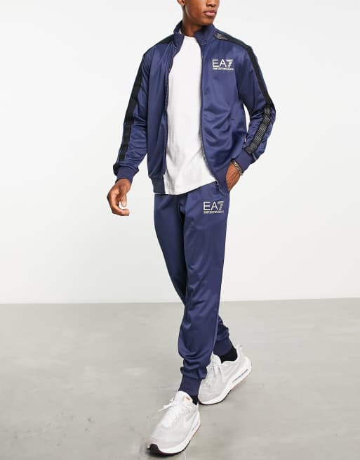 Ea7 tricot hot sale tracksuit