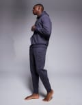 [EA7] Armani EA7 logo cuffed trackies in dark grey W28.6 PERISCOPE/BLACK