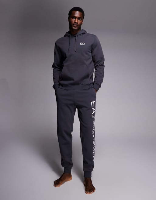 Armani EA7 logo joggers co-ord in charcole, 2 of 5