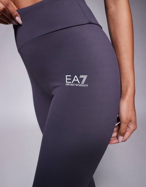 Armani EA7 logo leggings co-ord in dark grey ASOS