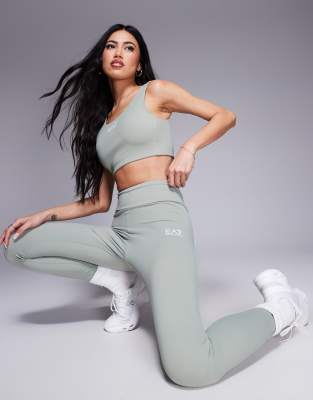 EA7 ARMANI EA7 LOGO LEGGINGS 