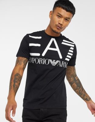 ea7 logo t shirt