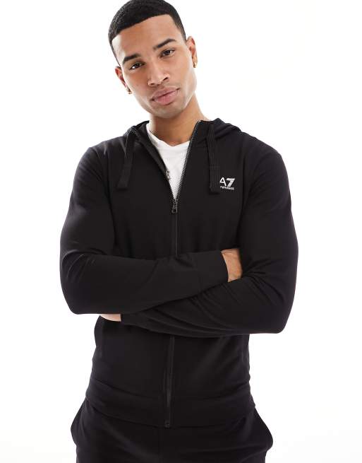 Armani full zip outlet hoodie