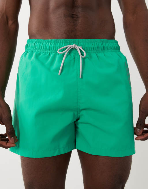 Armani EA7 logo swim shorts in green, 4 of 5