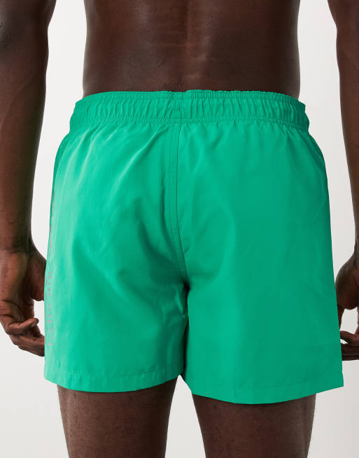 Armani EA7 logo swim shorts in green, 5 of 5