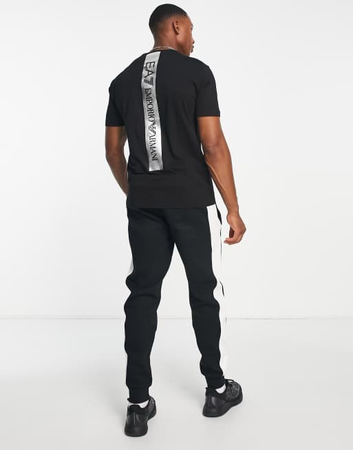 Emporio armani ea7 discount 7 lines reflective joggers