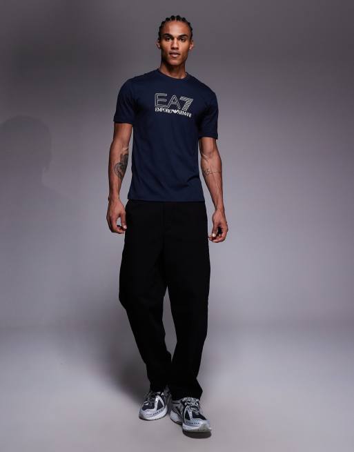 Armani - EA7 - Marineblå T-shirt, 2 af 5