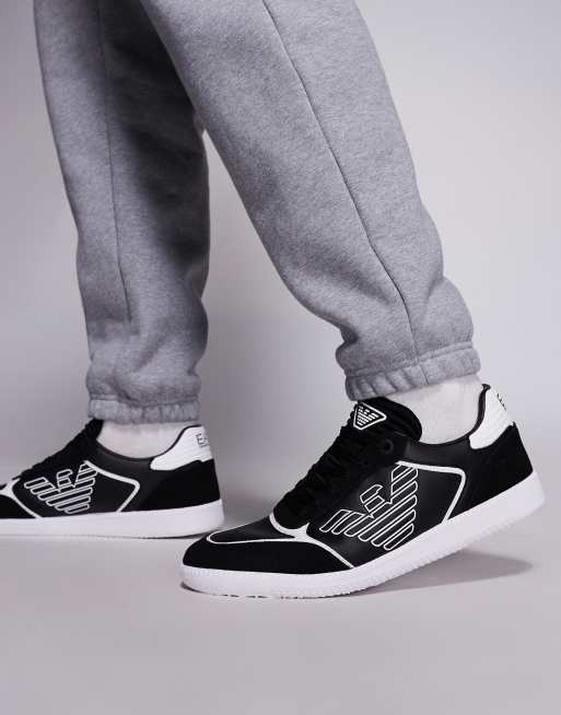 Armani EA7 - New Heritage Eagle - Baskets à logo - Noir/blanc, 5 de 5