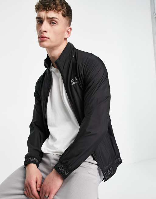 Ea7 packaway hooded jacket new arrivals