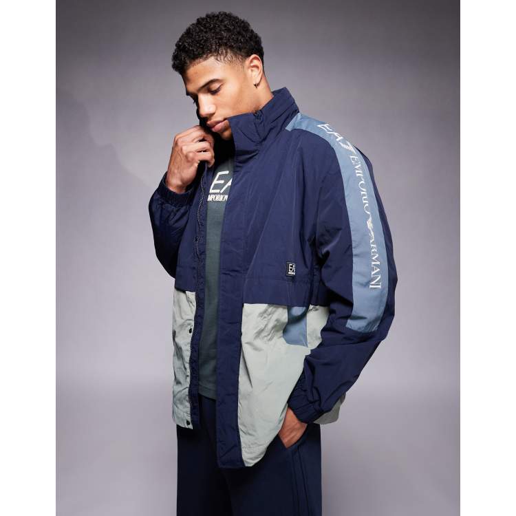 Emporio armani 13aw pleats jacket アーカイブ Emporio Armani Fluid Crêpe Jacket with Guru Collar — UFO No More