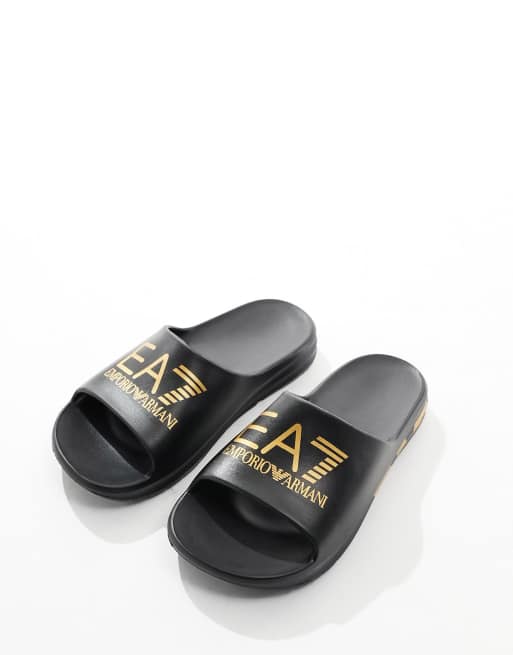 Womens sale armani sliders