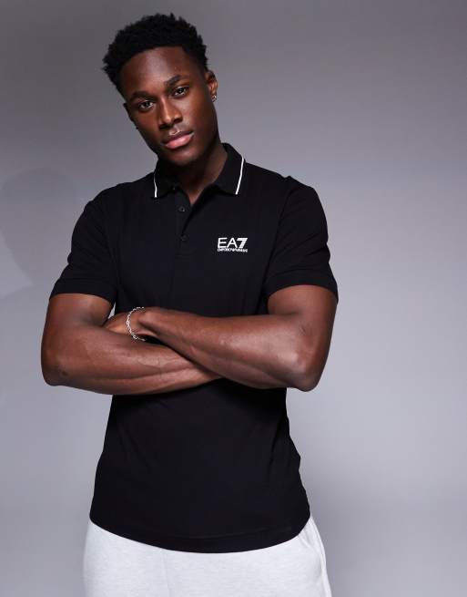 Ea7 Emporio Polo Shirt Ea7 Armani EA7 Short Sleeve Tipped Logo