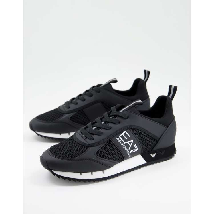 Ea7 Emporio Armani Side logo-print Sneakers - Farfetch