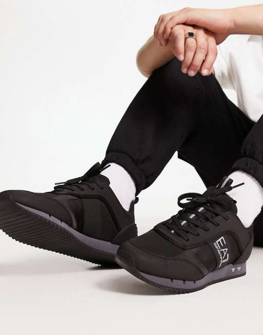 Armani sneakers outlet black