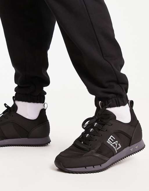 Ea7 on sale shoes black