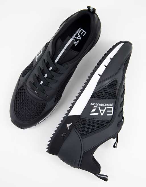 Ea7 emporio armani shop logo trainers black