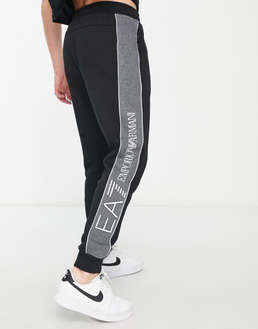 Emporio armani ea7 discount tape side joggers