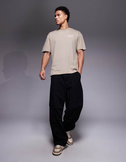 Armani - EA7 - T-shirt in beige, 2 van 5