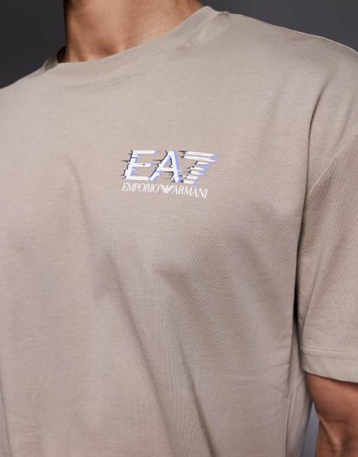 Armani - EA7 - T-shirt in beige, 5 van 5