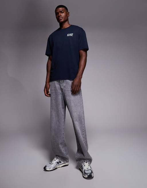Armani EA7 t-shirt in dark blue, 2 of 5