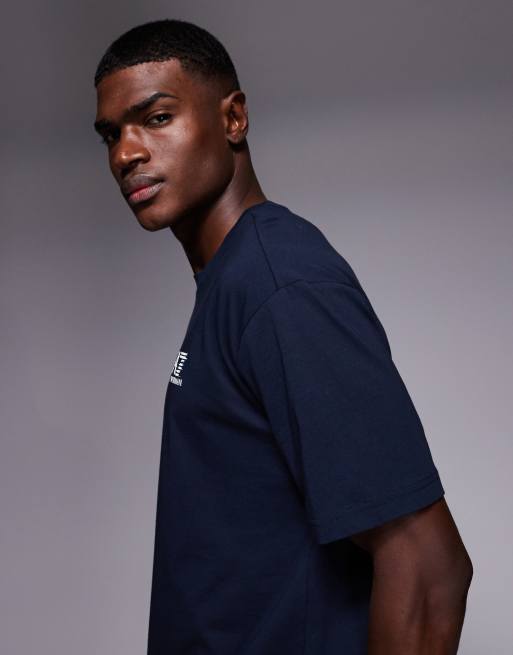 Armani EA7 t-shirt in dark blue, 4 of 5