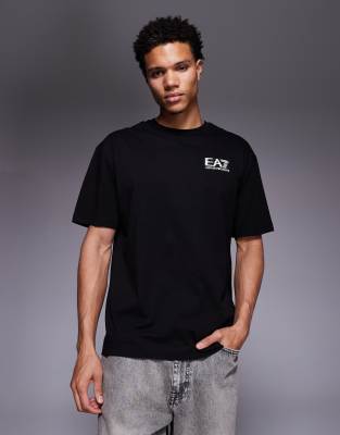 Armani - - T-Shirt in Schwarz-Blau Blau 34