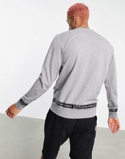 Emporio armani tape sweatshirt hot sale