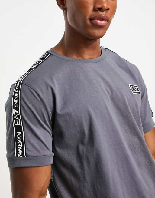 Grey ea7 outlet t shirt