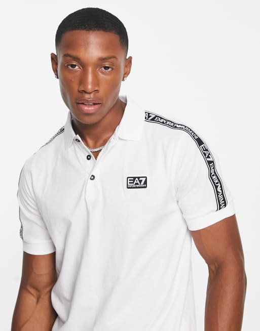 Ea7 on sale white polo