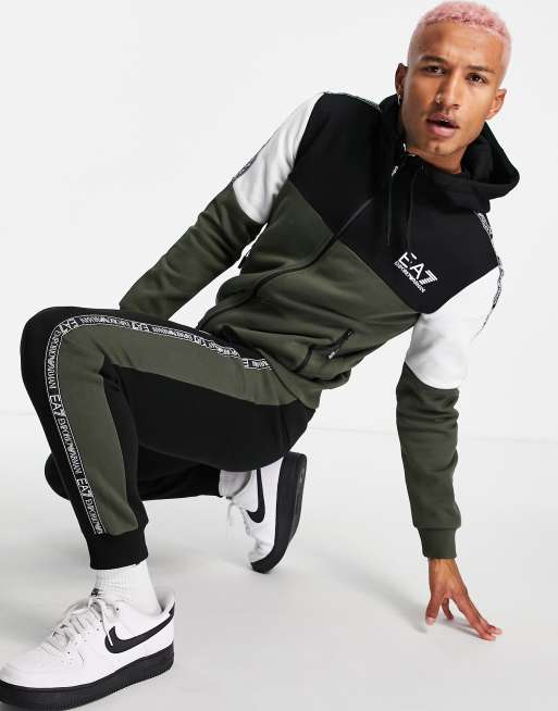 Ea7 tracksuit hot sale hoodie