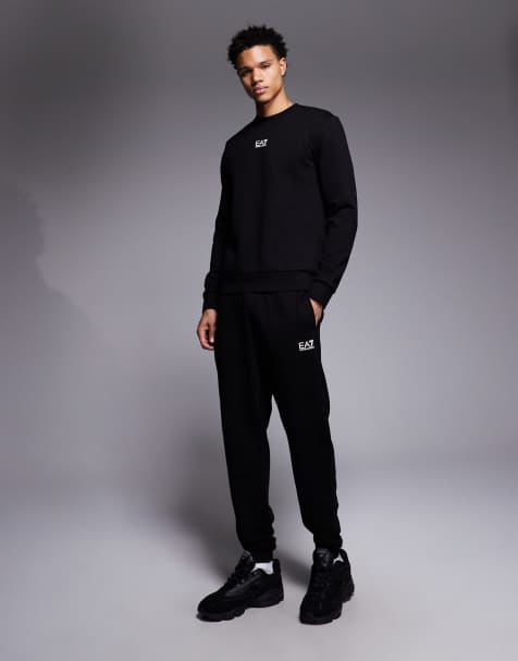 Armani – EA7 Train Core – Czarny dres z logo - view 1