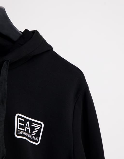 Ea7 logo hot sale hoodie