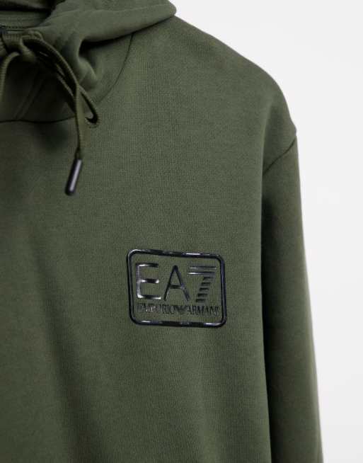 Ea7 cheap khaki hoodie