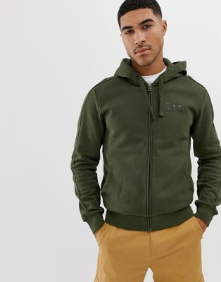 ea7 khaki hoodie