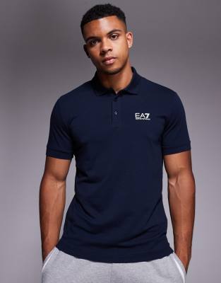 EA7 Armani EA7 train core logo polo in blue