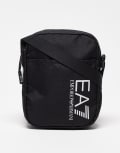 [EA7] Armani EA7 Train Core mini logo pouch bag in black One Size Black