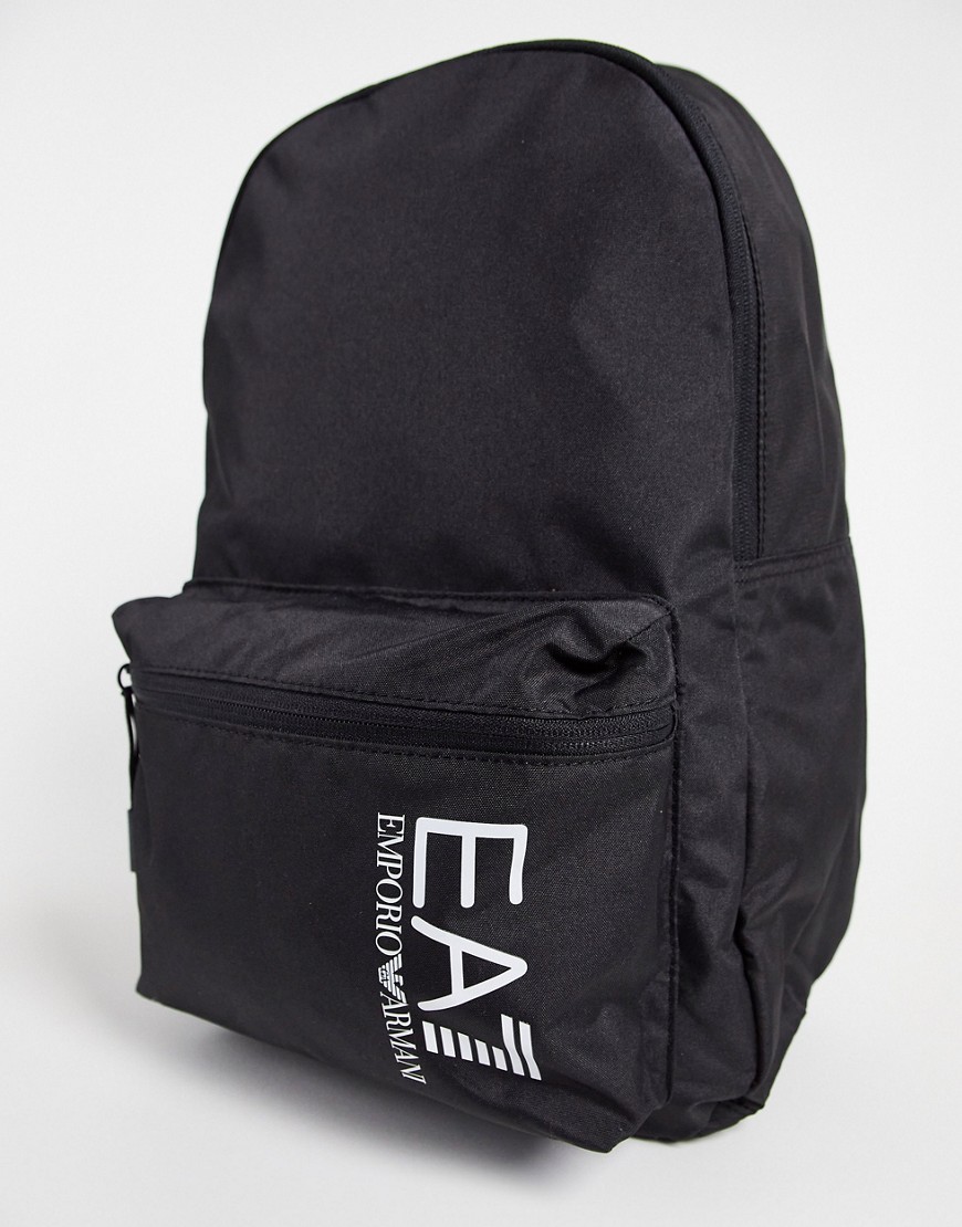 Armani EA7 Train Core - Sort rygsæk med logo
