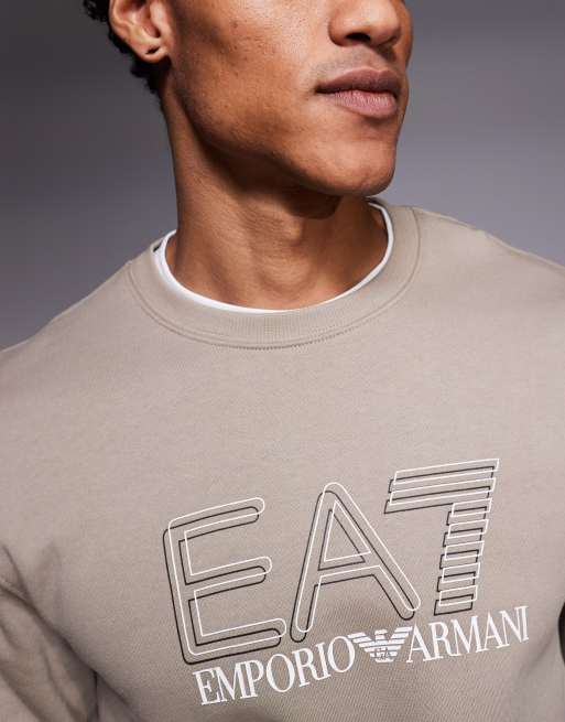 Armani - EA7 Train Visability - Brun sweatshirt, 5 af 5