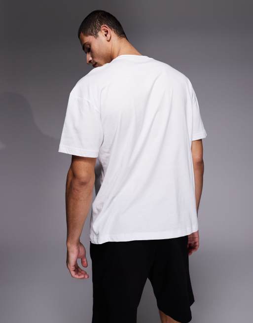 Armani – EA7 Train Visability – Vit, avslappnad t-shirt, 3 av 5