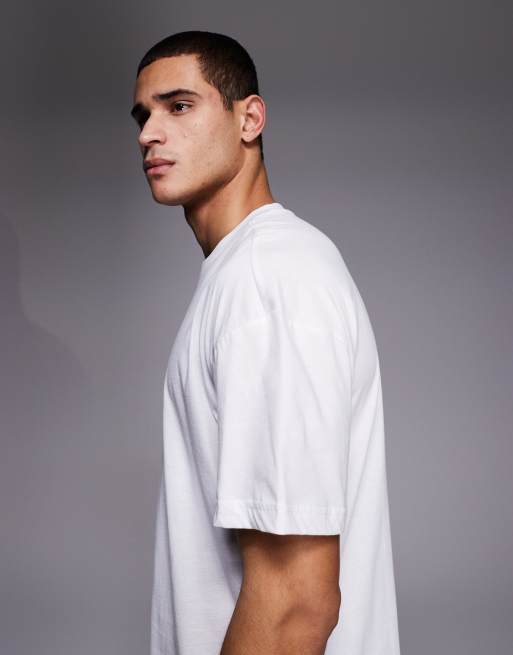 Armani – EA7 Train Visability – Vit, avslappnad t-shirt, 4 av 5