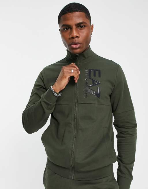 Khaki on sale armani tracksuit