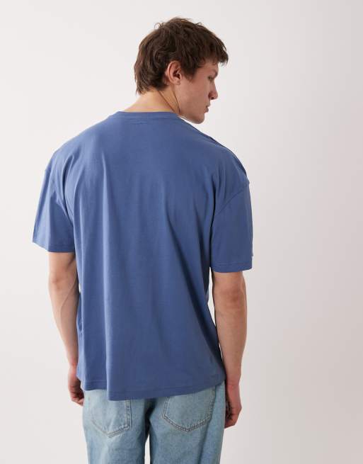 Armani – EA7 Train Visibility – Locker geschnittenes T-Shirt in Blau, 3 von 5