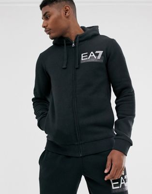 ea7 7 lines fleece tracksuit