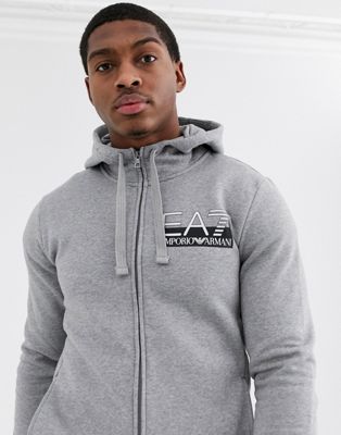 ea7 7 lines fleece tracksuit