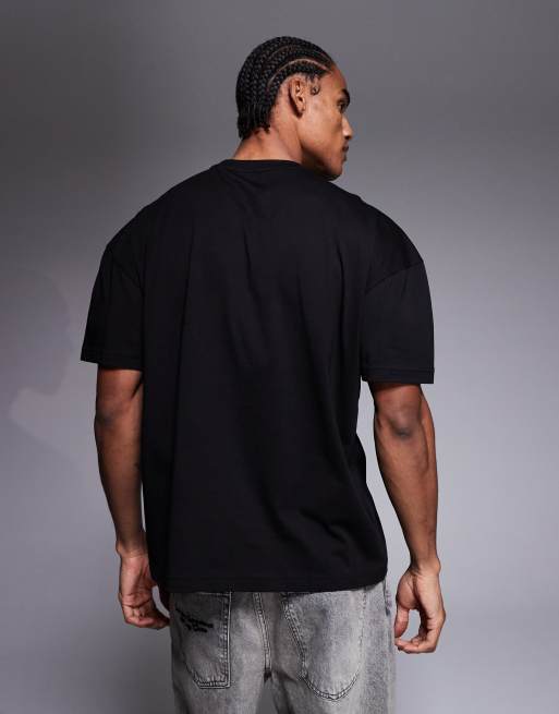 Armani - EA7 Train Visibility - Sort T-shirt i afslappet pasform, 3 af 5