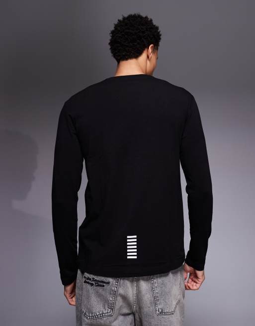 Armani EA7 training long sleeve t-shirt in black, 3 of 5
