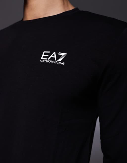 Armani - EA7 Training - Maglietta a maniche lunghe nera, 5 di 5
