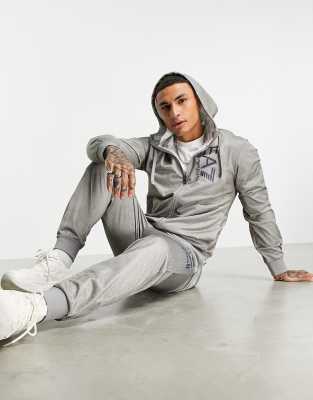 ea7 emporio armani visibility tracksuit grey